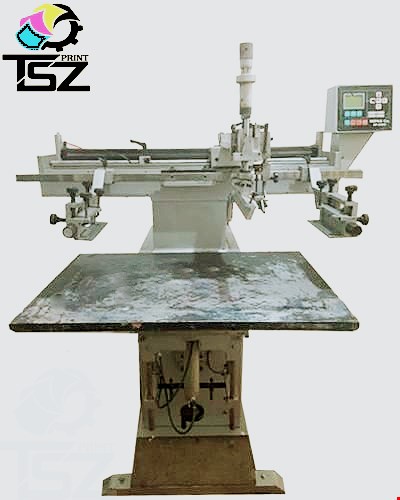 دستگاه چاپ سیلک مدل 2000W مسطح زن و مدور زن (کارکرده)